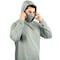 Mobile Cooling Cooling Long Sleeve Hooded Shirt, 92% Recycled Polyester, 8% Spandex Outer, Morel Gray, Size M MCMT03340321 - alternate 3